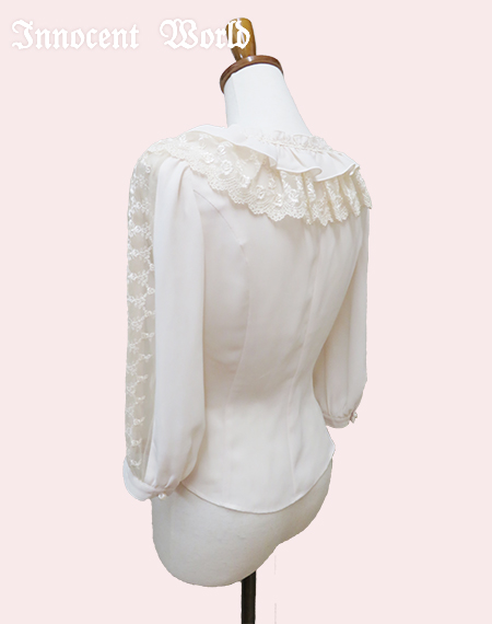 Innocent World ルーシーブラウス 生成 M Innocent World｜ルーシーブラウス（新色・再販）