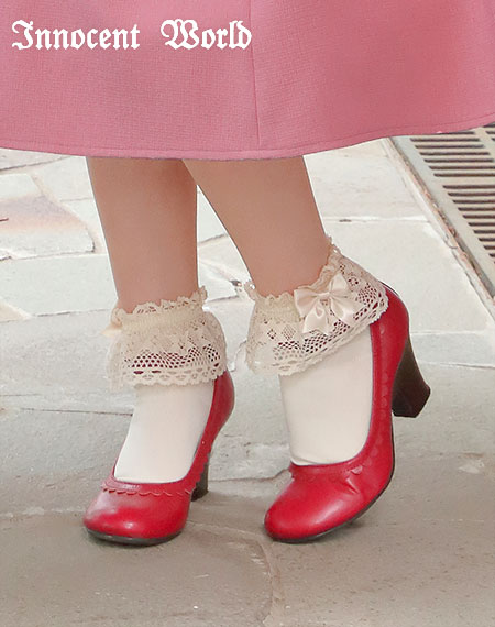 Innocent world アンネッテJSK カチューシャ 靴下 セット Innocent World｜すずらんオーバーニーLily of the valley Over