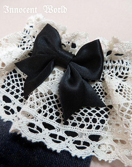 Innocent World｜トーションレースクルー丈ソックスTorchon lace