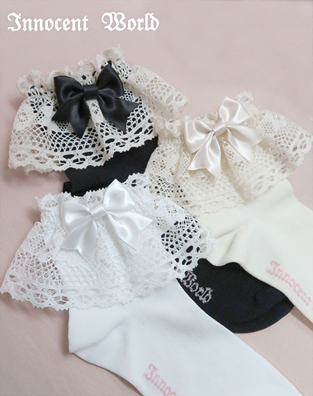 Innocent World｜トーションレースクルー丈ソックス