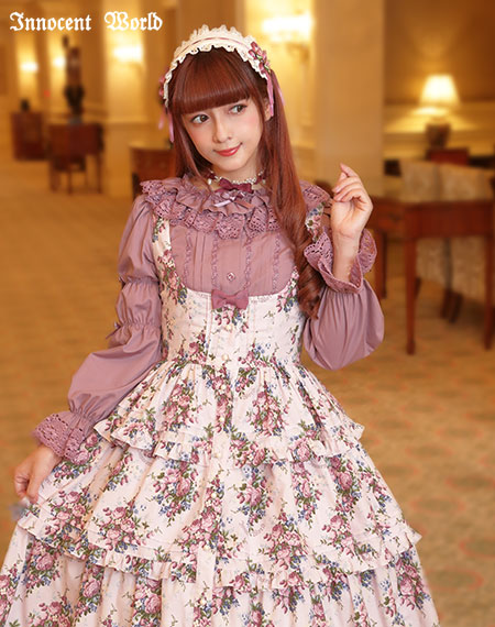 イチゴブーケドールジャンパースカートStrawberry Bouquet Doll Dress