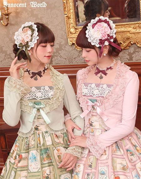 バラレースミルフィーユボレロ【SALE】Rose Lace Millefeuille Bolero