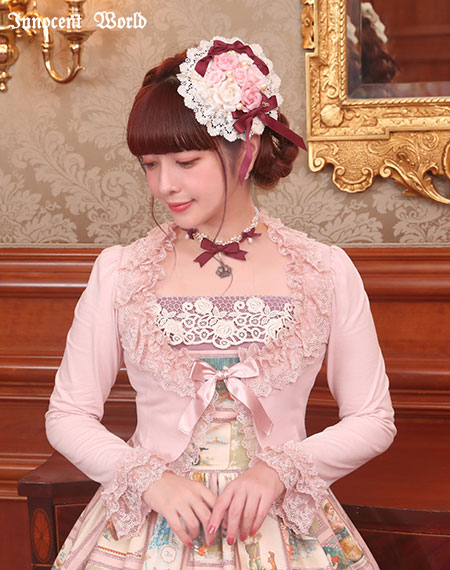 バラレースミルフィーユボレロ【SALE】Rose Lace Millefeuille Bolero