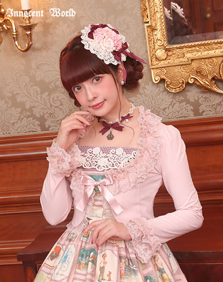 バラレースミルフィーユボレロ【SALE】Rose Lace Millefeuille Bolero