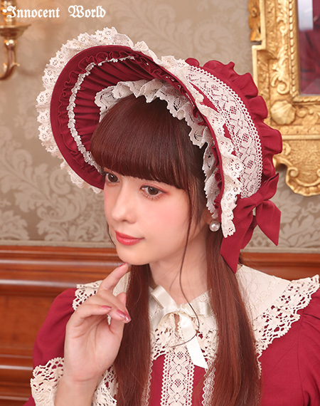 トーションレースドールボンネット【サンプル】Doll Torsion Lace Bonnet