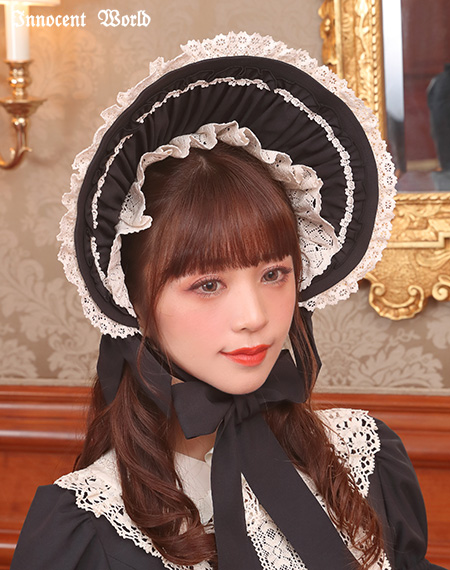 トーションレースドールボンネット【サンプル】Doll Torsion Lace Bonnet