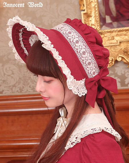 トーションレースドールボンネット【サンプル】Doll Torsion Lace Bonnet