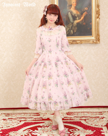 Innocent World｜乙女のすみれワンピースYoung Maiden's Violet Dress