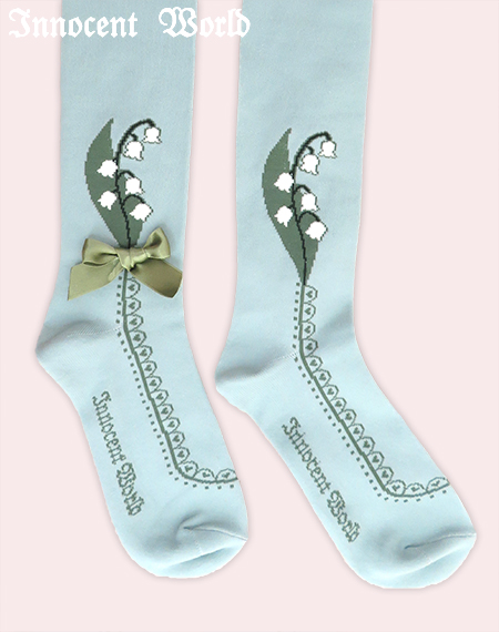 Innocent world アンネッテJSK カチューシャ 靴下 セット Innocent World｜すずらんオーバーニーLily of the valley Over