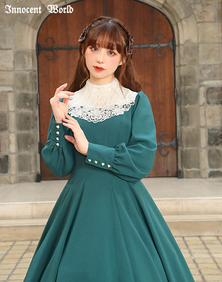 Innocent World｜ホワイトローズワンピースWhite Rose Dress