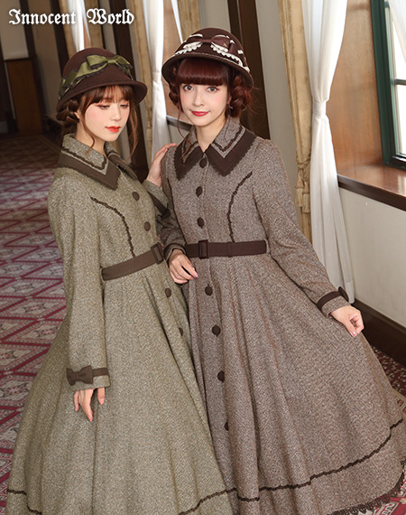 Innocent World｜ヘリンボーンコートドレスHerringbone Coat Dress