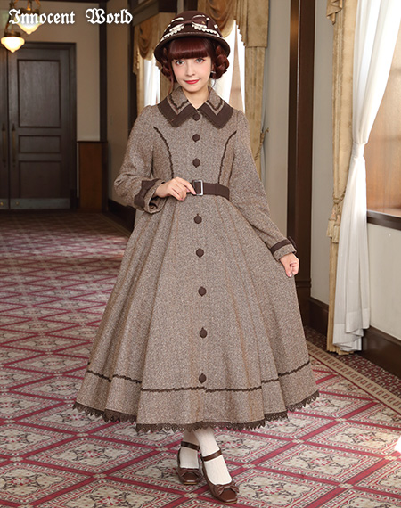 ヘリンボーンコートドレスHerringbone Coat Dress