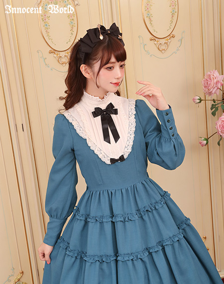 大人アリススタンドカラーワンピース（新色）Grown Up Alice Standing Collar Dress（New color）