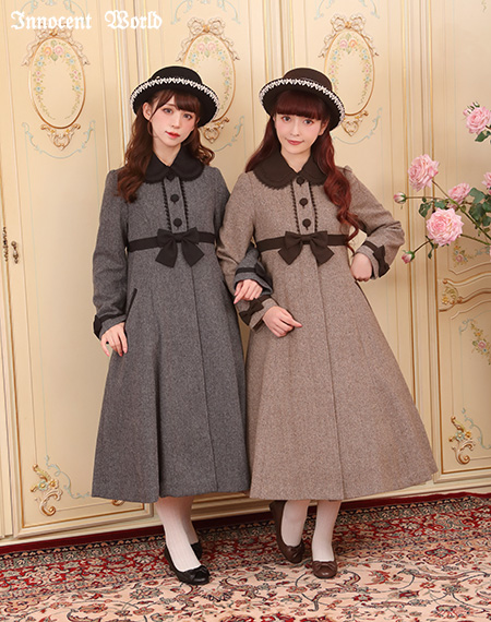 ヘリンボーンリボンコート（新色）Herringbone Ribbon Coat（New color）