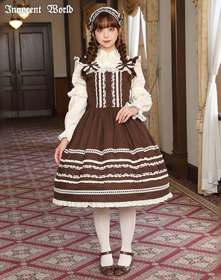 リバイバル クロスグログランジャンパースカートRevival Cross Grosgrain Ribbon Dress