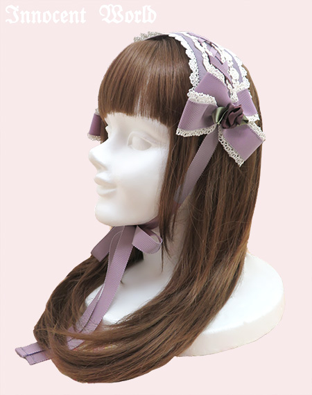 リバイバル クロスグログランヘッドドレス（新色）Revival Cross Grosgrain Ribbon Headdress（New Color）