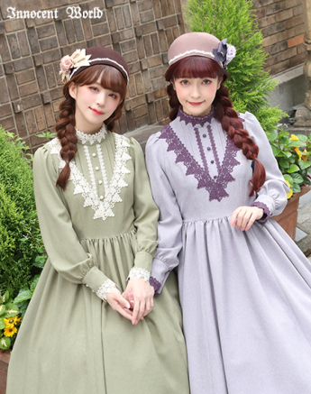 葡萄レースワンピースGrape Lace Dress