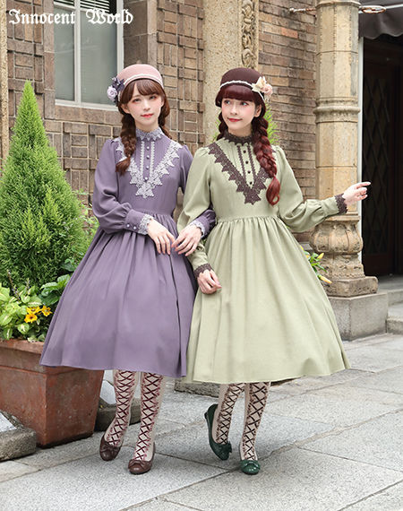 Innocent World｜葡萄レースワンピースGrape Lace Dress