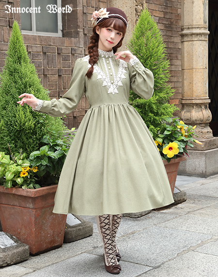 Innocent World｜葡萄レースワンピースGrape Lace Dress