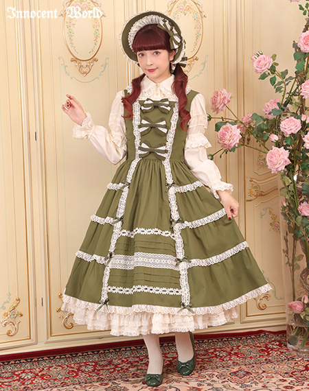 クラシカルティアードジャンパースカート（再販）Classical Tiered Jumper Skirt