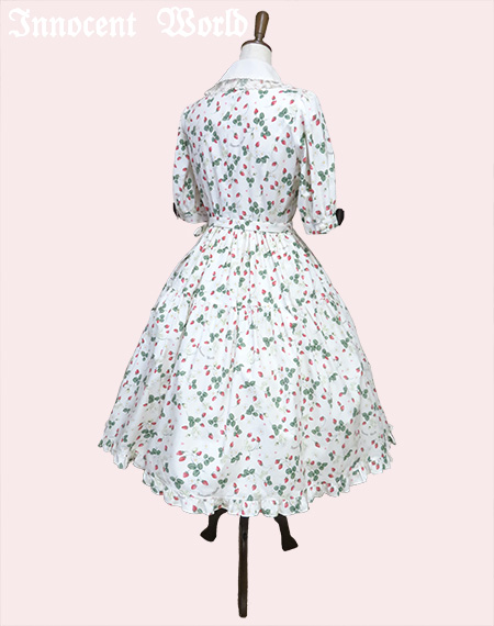 Innocent World｜ロイヤルストロベリー丸衿ワンピースRoyal Strawberry Round Collar Dress