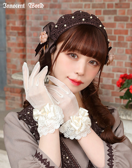 Innocent World オリジナルレースペチコート Innocent World｜クロスレースペチスカート（再販）Cross Lace Petti Skirt