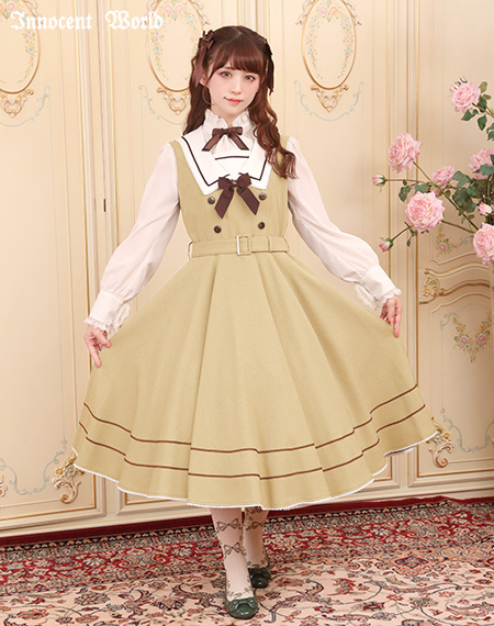 ファッション Innocent World｜ルーシージャンパースカート（新色・再販) ワンピース