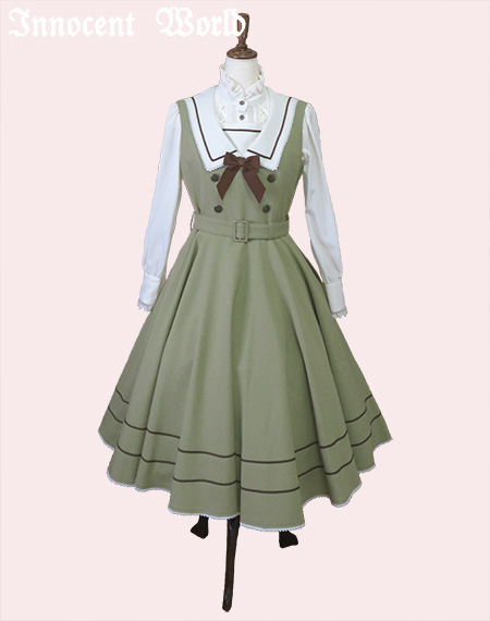 Innocent World ジャンパースカート イノセントワールド グリーン Innocent World Online Shop