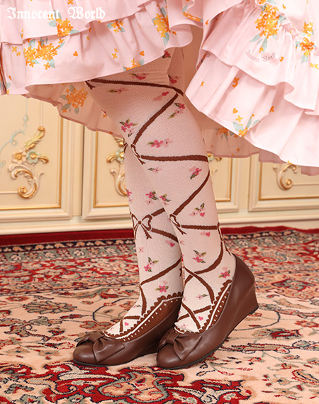 金木犀オーバーニーOsmanthus Over-knee Socks