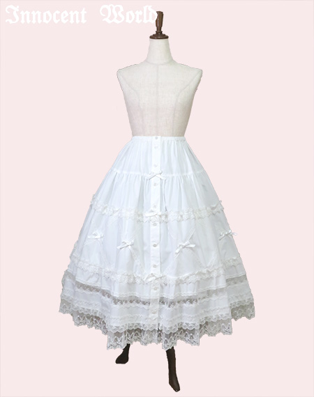 クロスレースペチスカート(ご予約)Cross Lace Petti Skirt