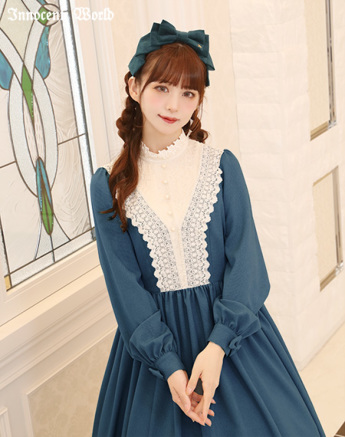 キャトリーヌ（長袖）ワンピース（新色）Catherine (Long Sleeve) Dress（New color）