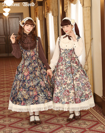 ローズゴブランバッスルジャンパースカートRose Gobelin Bustle Jumper Skirt