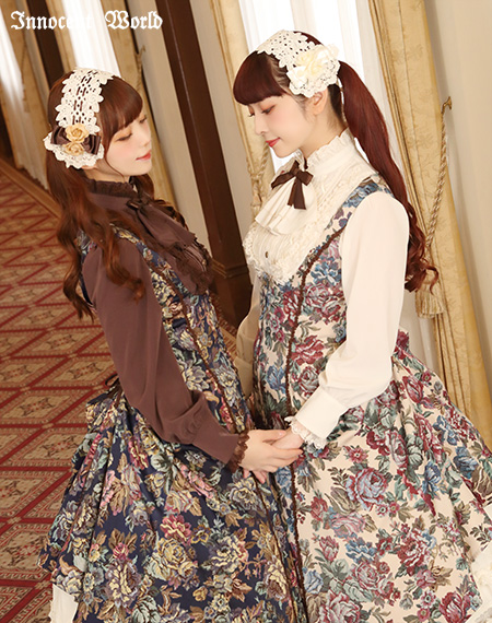 ローズゴブランバッスルジャンパースカートRose Gobelin Bustle Jumper Skirt