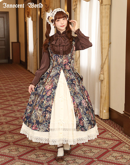 ローズゴブランバッスルジャンパースカートRose Gobelin Bustle Jumper Skirt