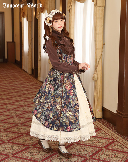 ローズゴブランバッスルジャンパースカートRose Gobelin Bustle Jumper Skirt