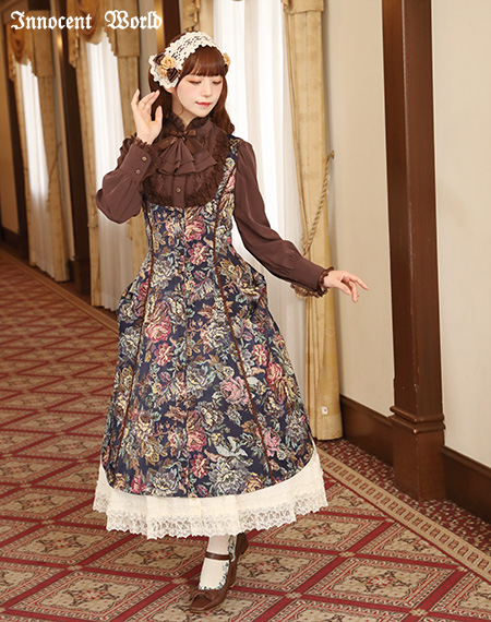 ローズゴブランバッスルジャンパースカートRose Gobelin Bustle Jumper Skirt