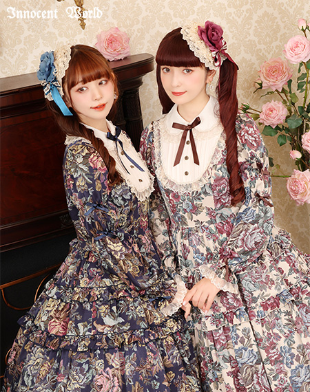 Innocent World マリアンヌゴブランワンピース　生成　Lサイズ Innocent World マリアンヌゴブランワンピース 生成 Lサイズ