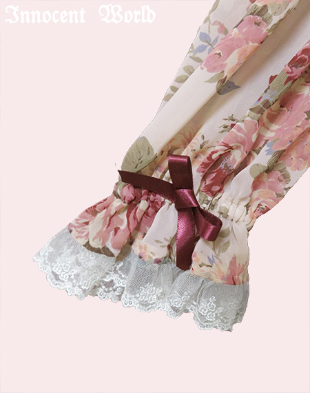 Innocent World｜ローズシフォン丸衿ドレスRose Chiffon Round Collar ...