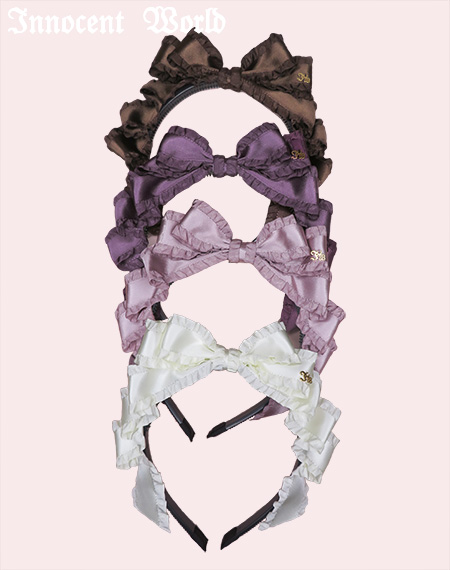 イノセントワールド　カチューシャ　3色セット　新品未開封 イノセントワールド カチューシャ 3色セット 新品未開封