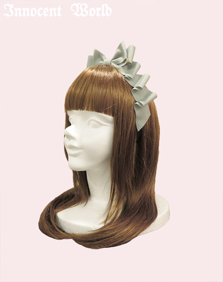 Innocent World｜グログランタックリボンカチューシャGrosgrain