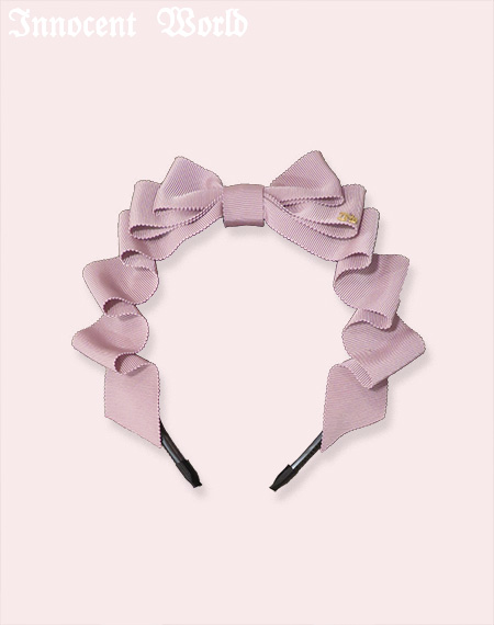 Innocent World｜グログランタックリボンカチューシャGrosgrain
