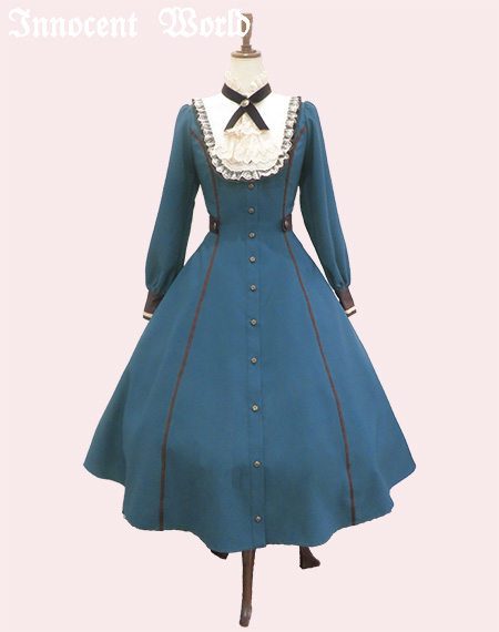 フルールバッスルドレス（長袖）Fleur Bustle Dress (long sleeve)