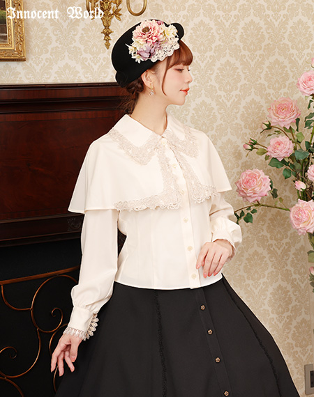 Innocent World｜ケープ付きセシルブラウス