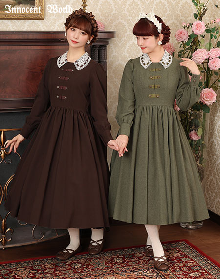 Innocent World｜レース衿ナポレオンワンピース(新色)