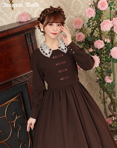 Innocent World｜レース衿ナポレオンワンピース(新色)