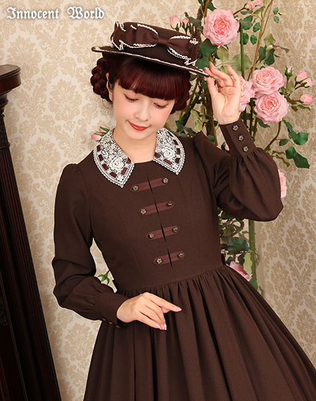 Innocent World｜レース衿ナポレオンワンピース(新色)