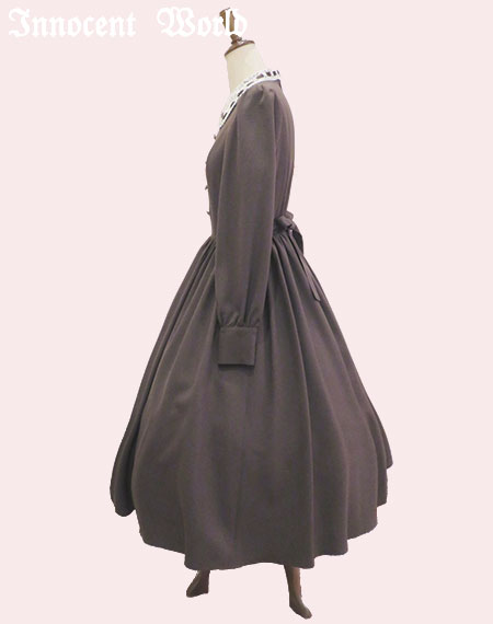 Innocent World｜レース衿ナポレオンワンピース(新色)(ご予約)