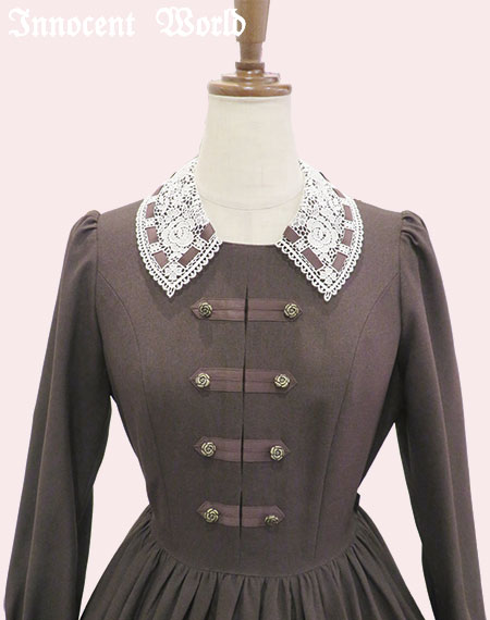 Innocent World｜レース衿ナポレオンワンピース(新色)