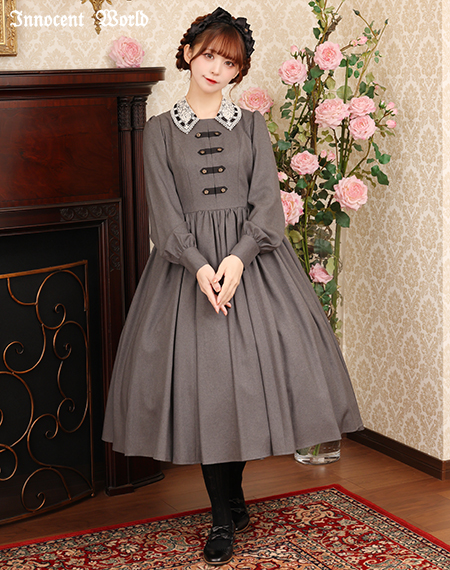 Innocent World｜レース衿ナポレオンワンピース(再販)