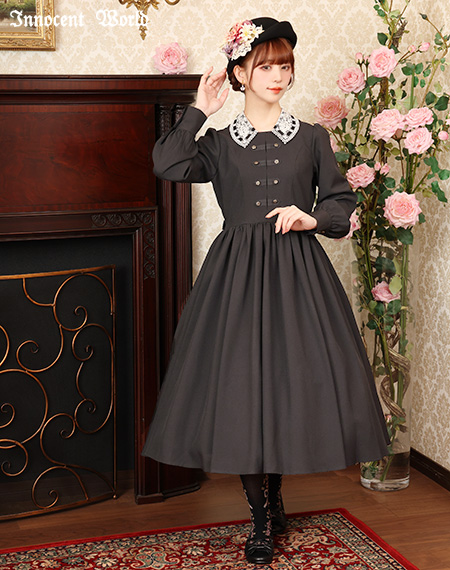 Innocent World｜レース衿ナポレオンワンピース(再販)